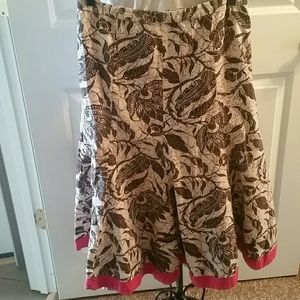 Old Navy print skirt